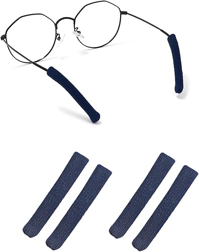 Lentes de tela de algodón de punto suave mejorado, retenedor de manga, almohadillas para las orejas, almohadillas elásticas antideslizantes y