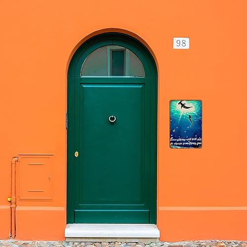 Miniatura 4 de Graman Impresión de patentes de buceo, arte de pared de buceo, decoración de pared de océano, póster de océano con texto en inglés "Everything Will