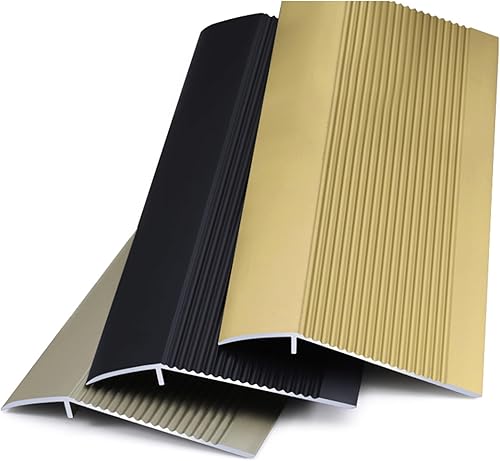 Tira de umbral de transición de piso de aluminio de madera a azulejo,Tira de transición de piso de cocina y baño,Borde de piso de puerta Cocina