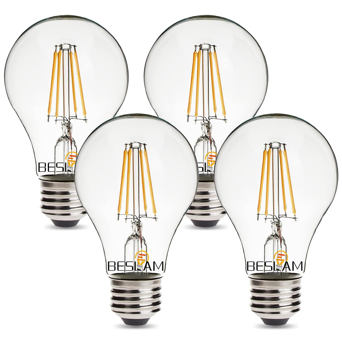 Amazon | BESLAM LED電球 60W形相当 E26口金 8W 電球色 2700K
