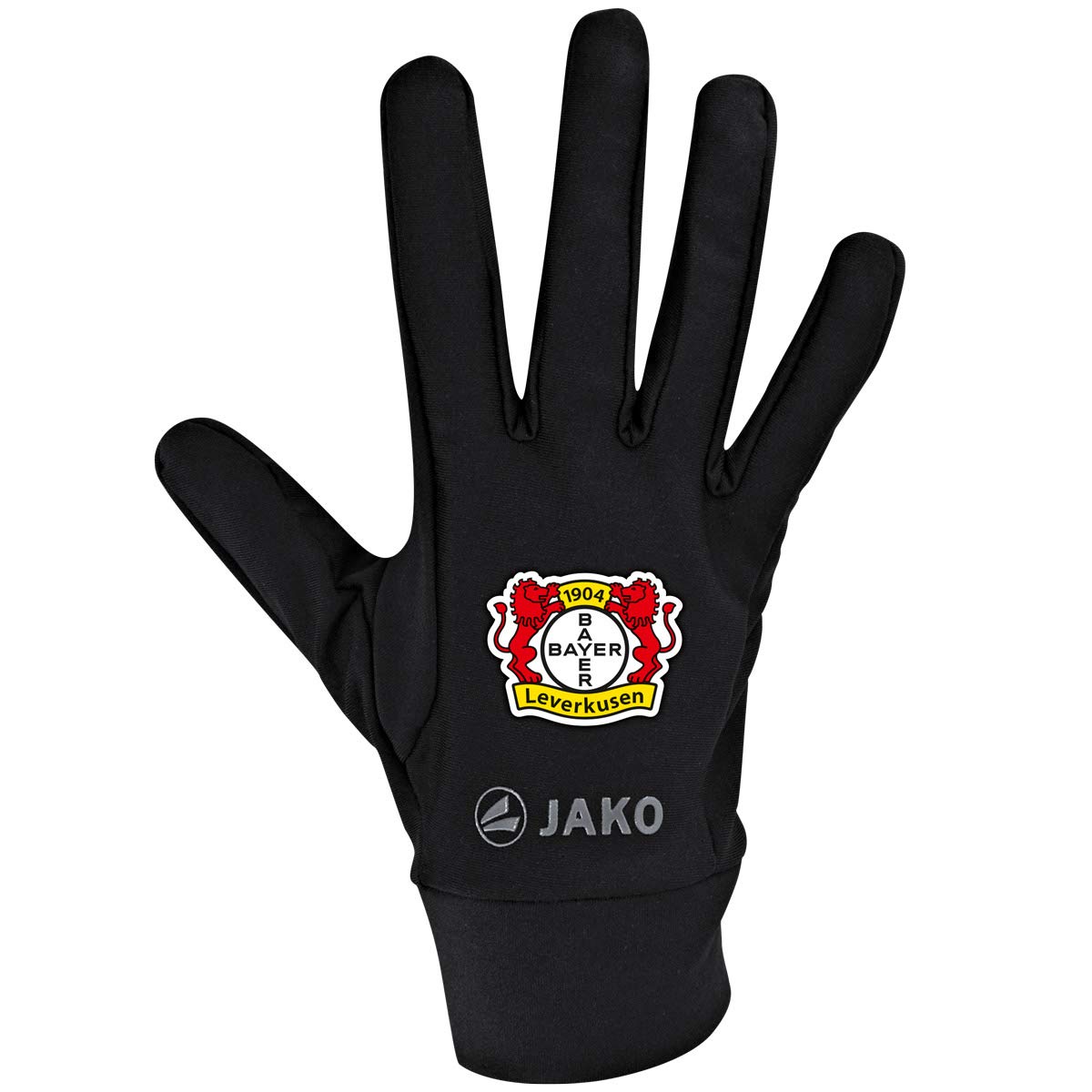 Jako Uni Leverkusen Funktionshandschuhe Bayer 04, schwarz, 10, BA2588 Sport & Freizeit