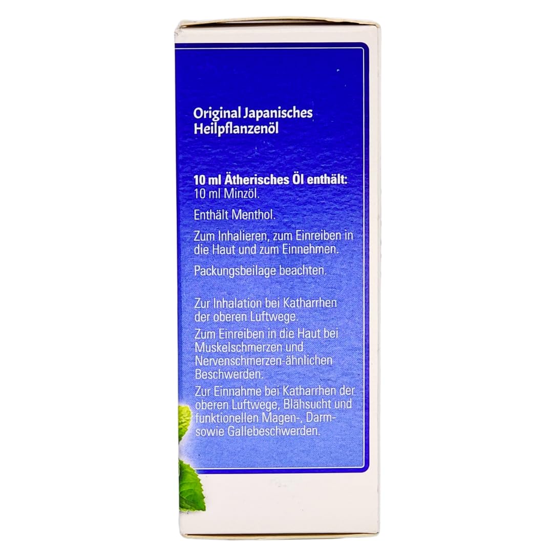 Original JHP Rödler Japanisches Minzöl, 3x 30 ml I Zur Inhalation bei Atemwegsinfekten wie Erkältung und Schnupfen I Zum Einreiben in die Haut I Zum Einnehmen I Spar-Set plus Pharma Perle give-away