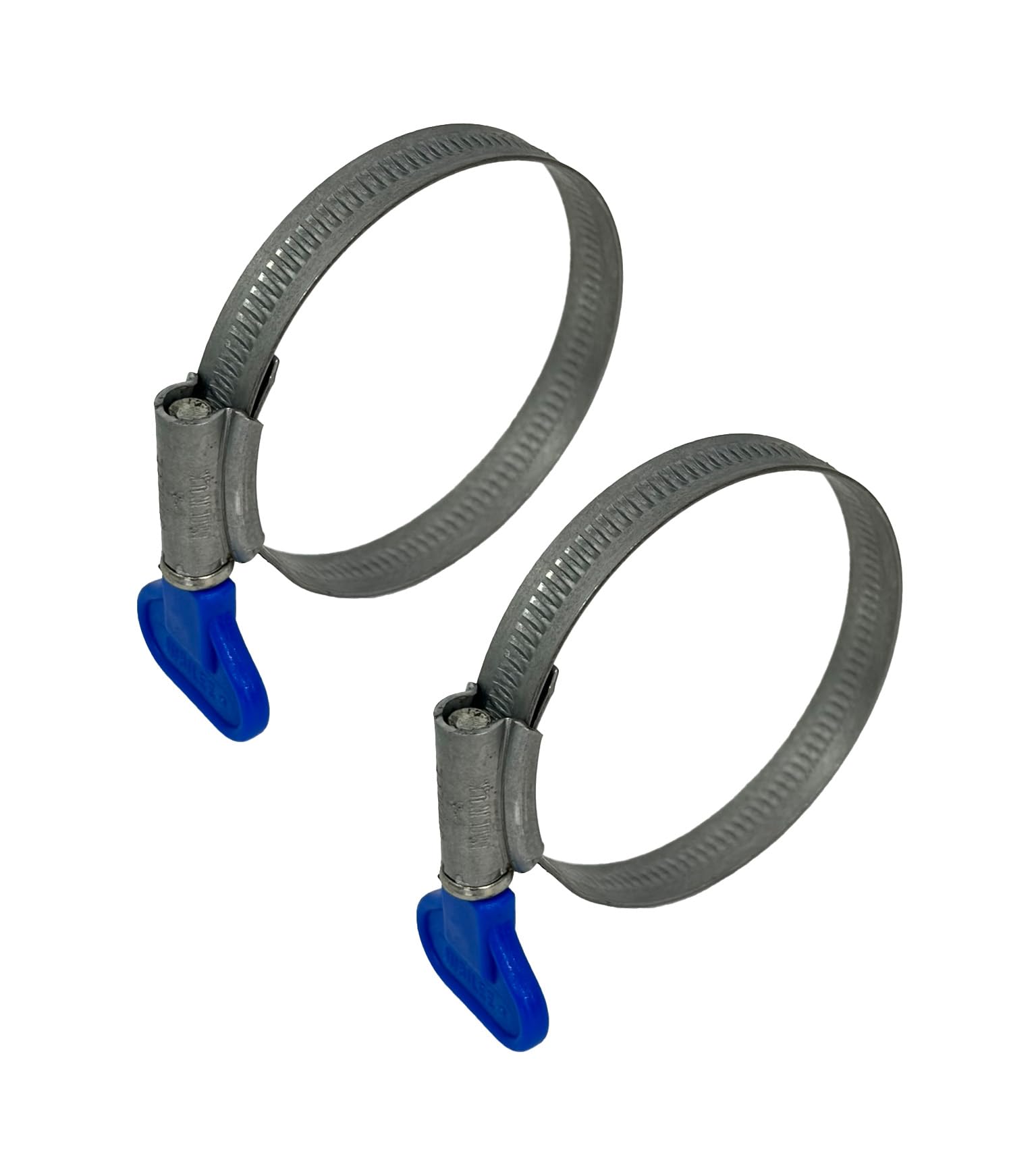 Jubilee Silver Wingspade Hose Clip 40Mm - 60Mm, 2 Clips
