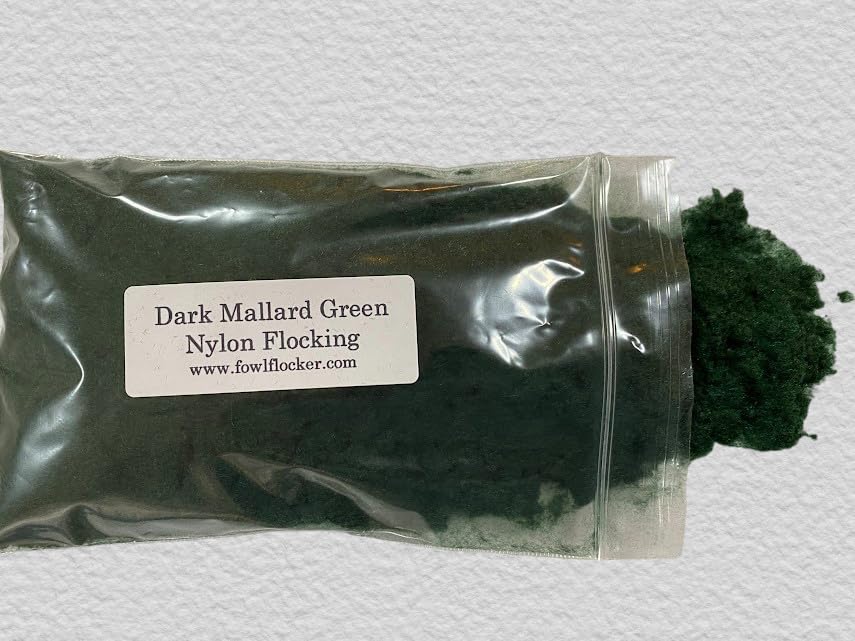 Dark Mallard Green Nylon Flocking (8, Ounces)