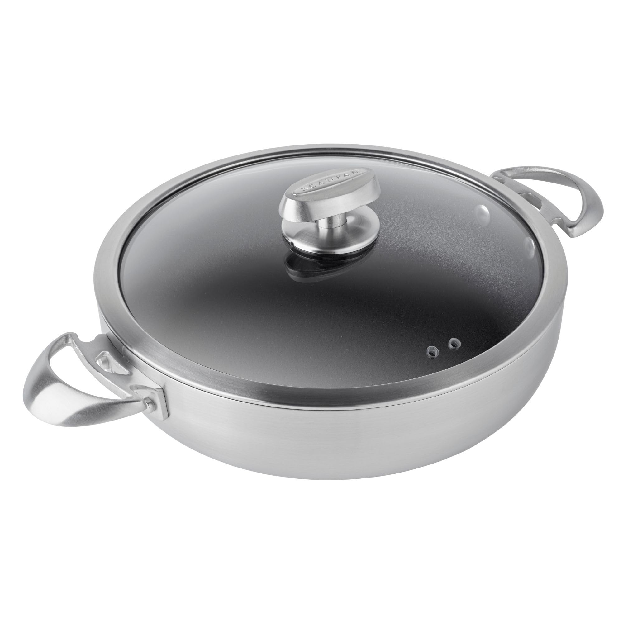 SCANPAN CS+, poêle à sauter, 5 couches inox-aluminium, antiadhésif Stratanium+
