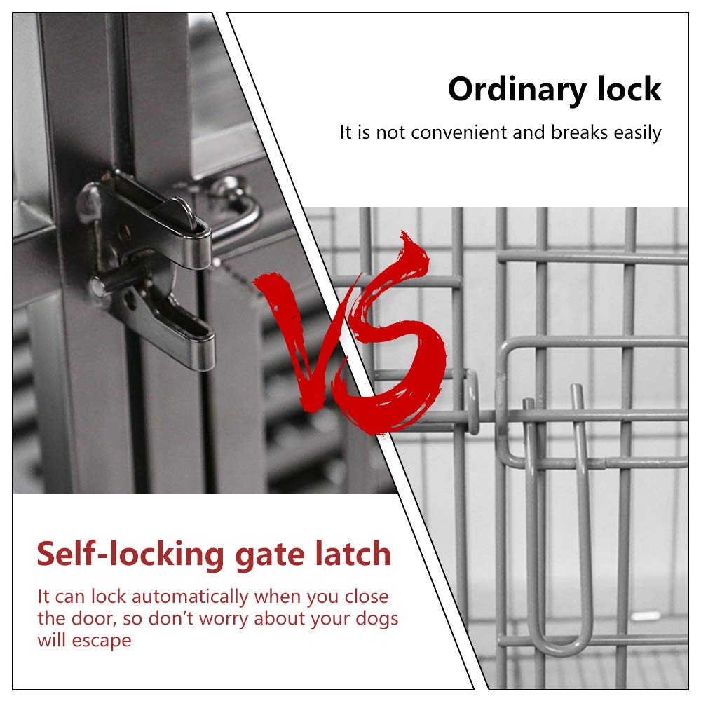 Buy AGESISI Heavy Duty Dog Crate Strong Metal Dog Cage Dog Kennels for