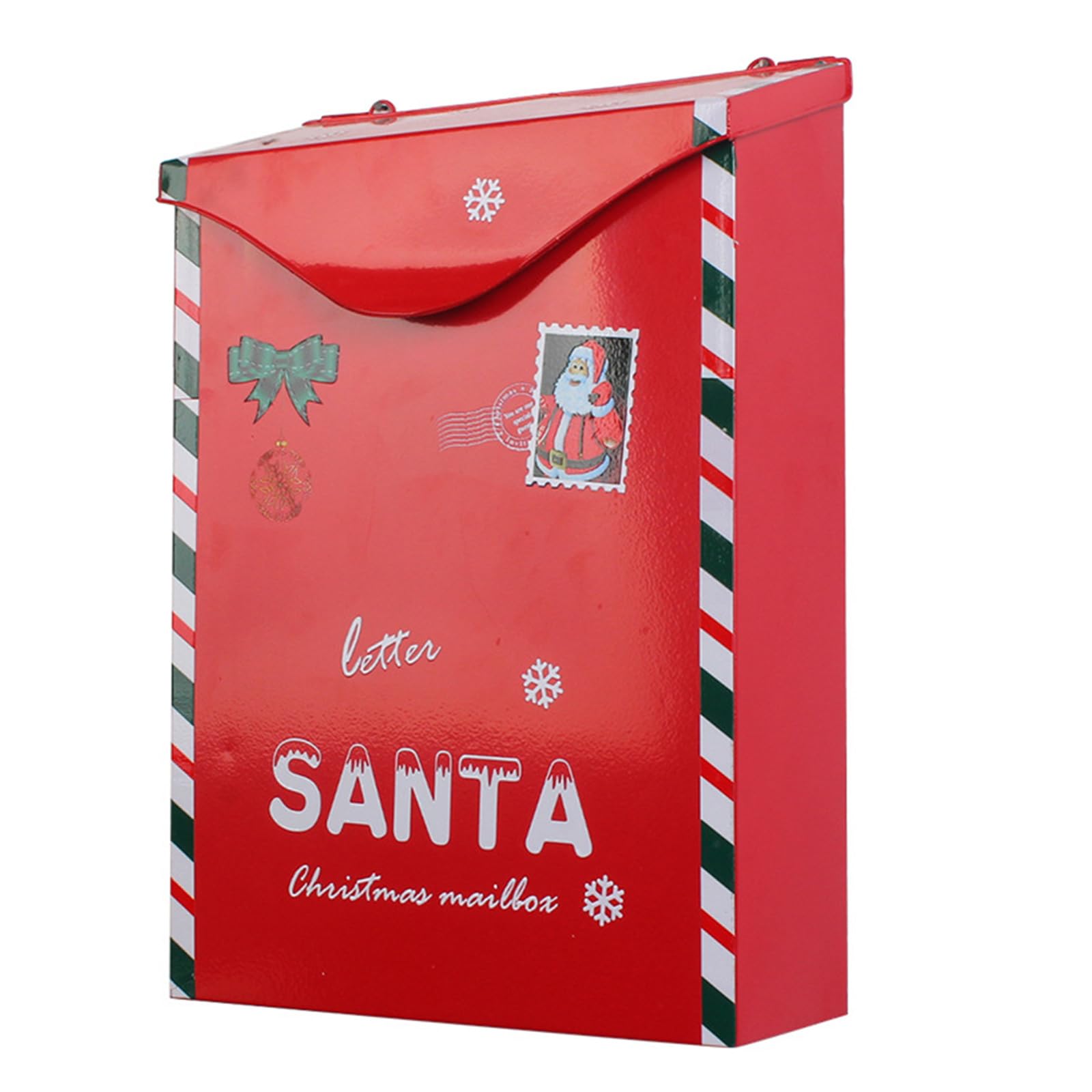 Artistic Casting Iron Hanging Post Box Holiday Themed Mail Organizers for Display and Practical Parcels Storage Garden Mailbox Decoration