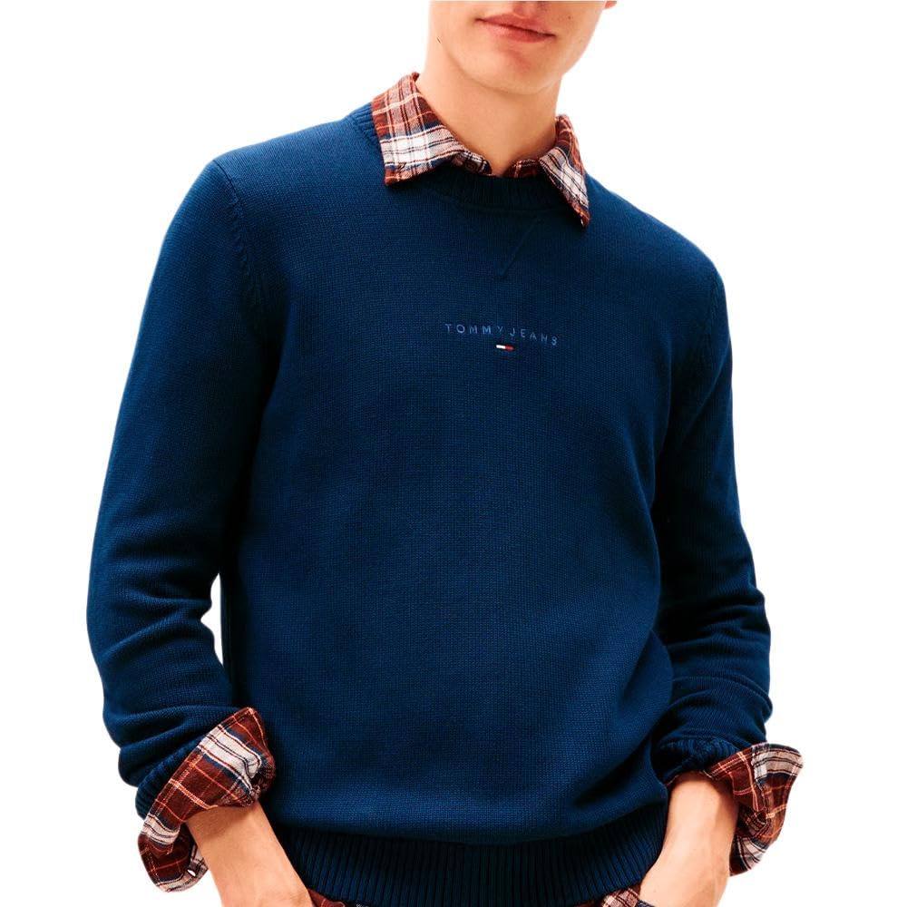 TJM SLIM TNL LINEAR SWEATER Kazak Erkek
