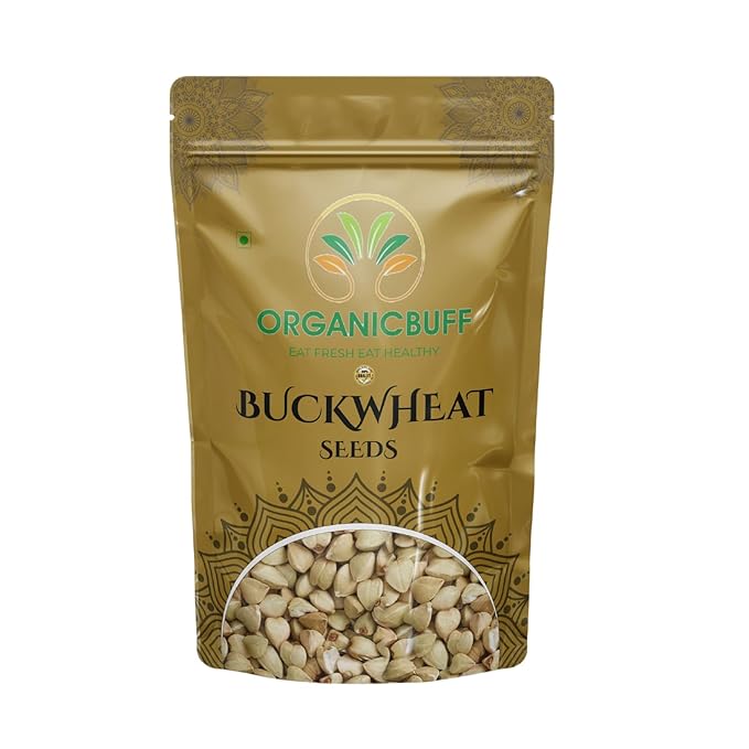 ORGANICBUFF Buckwheat Groats | KUTTU GIRI : Complete Plant-Based Protein Source with Nutty Flavor for Healthy, Versatile Cooking - 900 Gm
