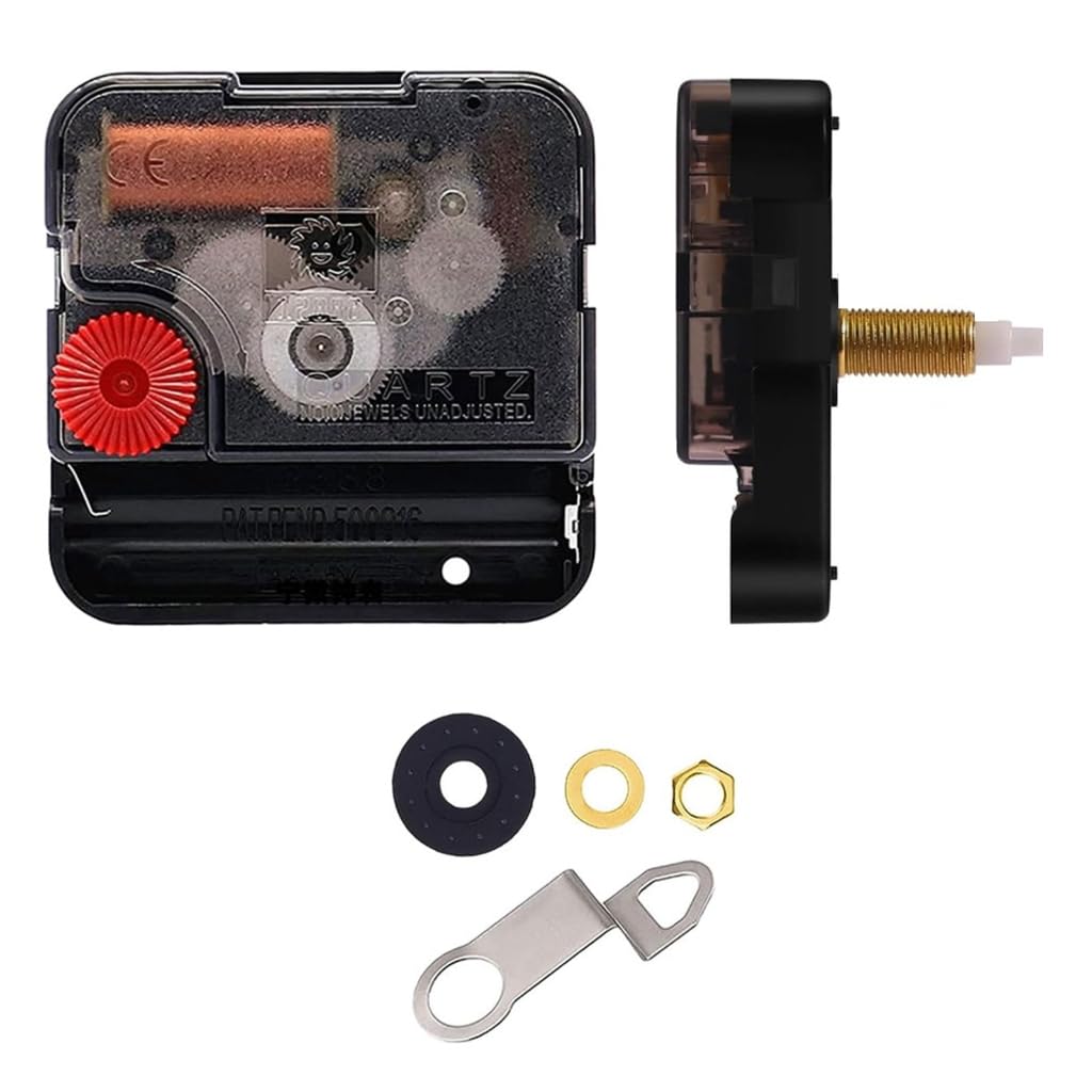 Kalttoy Black Silent Quartz Clock Mechanism 12888 Sun Wall Clock Central Movement