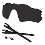 Radar EV Path Lenses & Rubber Kits Replacement for Oakley Sunglass OO9208 Polarized