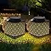 Produktbild LED Solar Laterne Aussen, Wasserdichte Solarlaterne für außen, Dekorative Solarlampen Hängend Gartenlaterne, Deko Solarleuchte Solar Licht für Terrasse Veranda Pathway