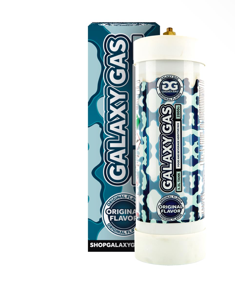 Galaxy Gas Original Flavor Whipped Cream Charger, 3.3L Tank