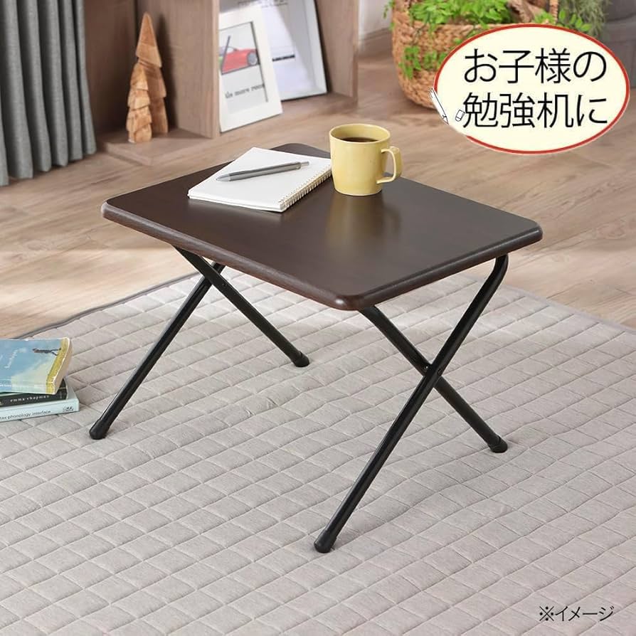折りたたみ式コンパクトテーブル 70CM幅*5 livingut_405054