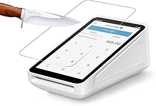 Square Terminal Screen Protectorï¼ˆModelï¼šB07NPNNQLNï¼‰, Tempered Glass [ Scratch-Resistant ] [ Touch Sensitive ] [ Easy Install ] 9H Hardness HD Clear Screen Protector for Square Terminal