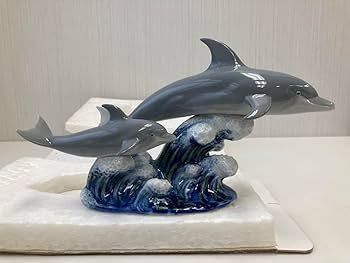 Amazon.co.jp: 極 LLADRO リヤドロ イルカの親子 : おもちゃ