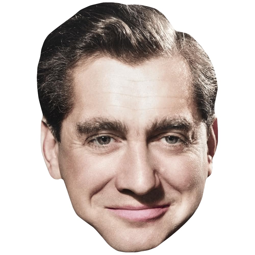 Tony Hancock (Smile) Celebrity Mask, Flat Card Face, Fancy Dress Mask