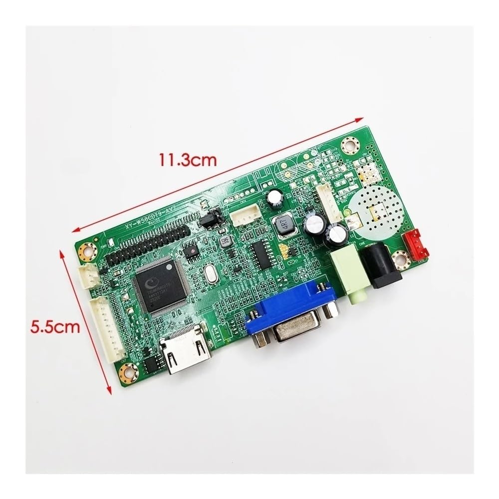 tv Scheda di Alimentazione per G156XW01 G185XW01 G156XTN01.0 1366x768 Scheda Controller HDMI+VGA a LVDS Schermo Laptop Display Kit Driver FAI DA TE