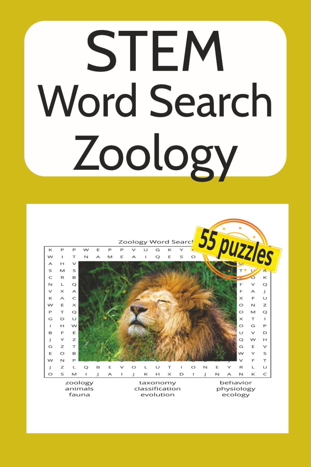 STEM Word Search Zoology