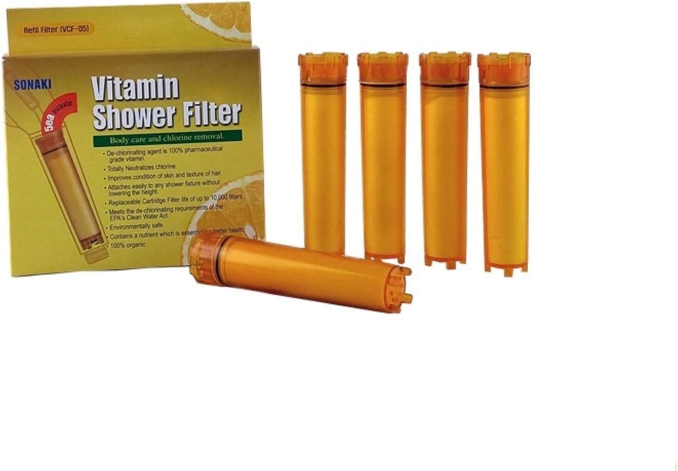 VitaPure Vitamin C Shower Filter VCF05, Refill Cartridges Amazon.co