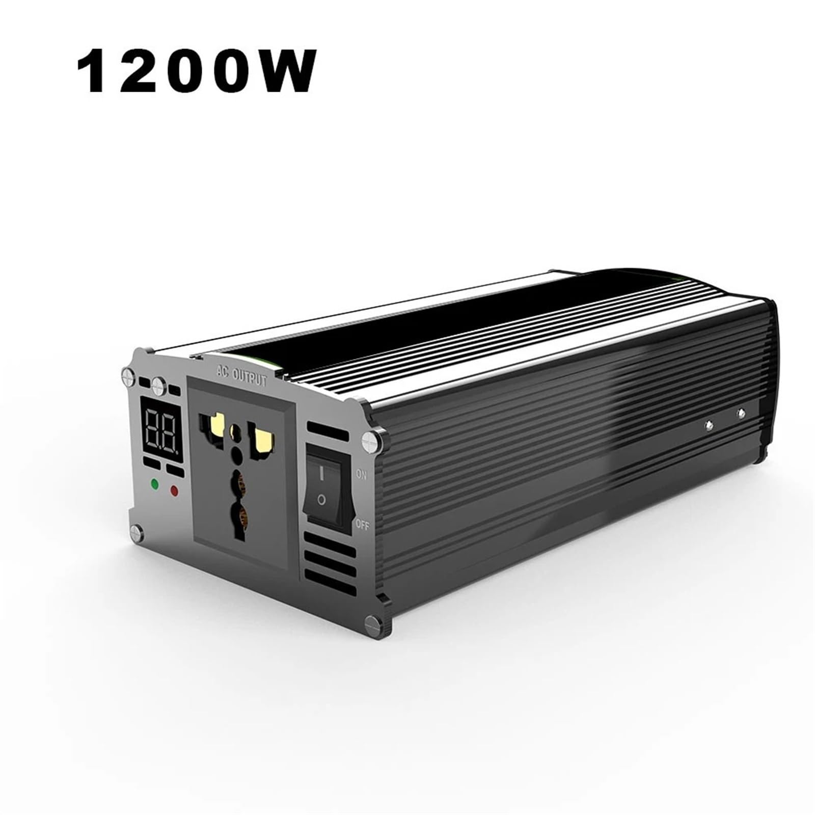 Przetwornica napięcia, Inwerter 1200 W Wielofunkcyjny domowy modyfikowany sinusoidalny konwerter mocy samochodowej o dużej mocy Do samochodu, kempingu, podróży