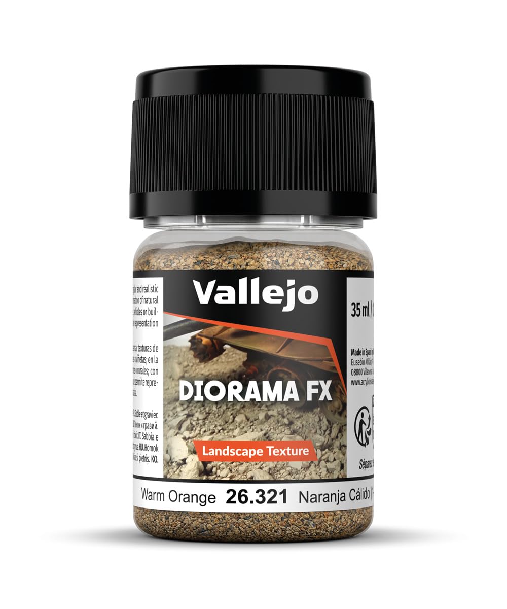 Vallejo AV Diorama FX 35ml - Landscape Textures Warm Orange 1-2mm