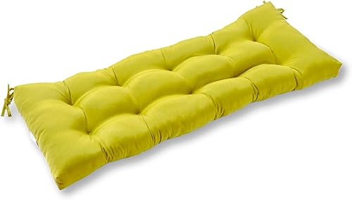 Miniatura 9 de South Pine Porch Cojín de banco para exteriores, 51 x 18 pulgadas, 1 unidad (paquete de 1), color verde cazador