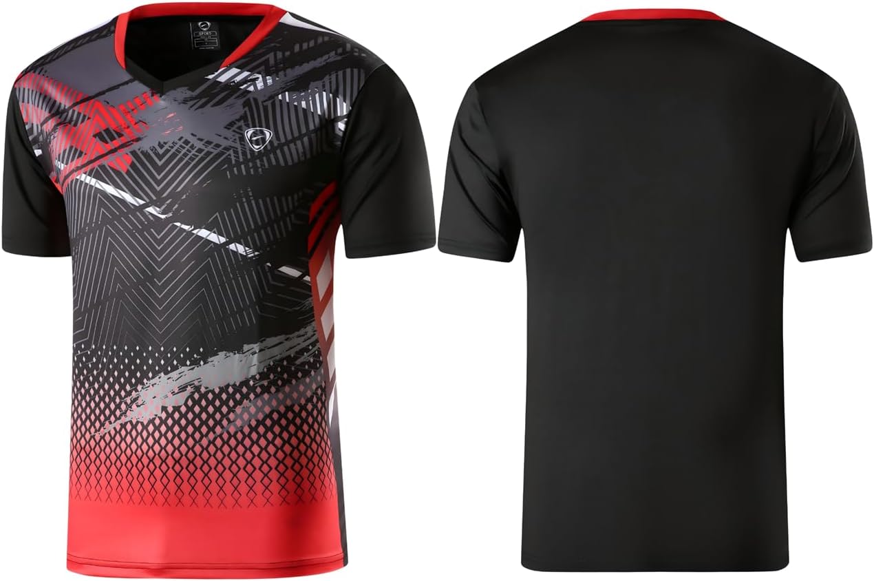 5 Pack Men's Activewear T-Shirt Sport Tee Shirt Athletic Running Gym Workout Tshirt Golf Tennis Tops Quick Dry LSL449