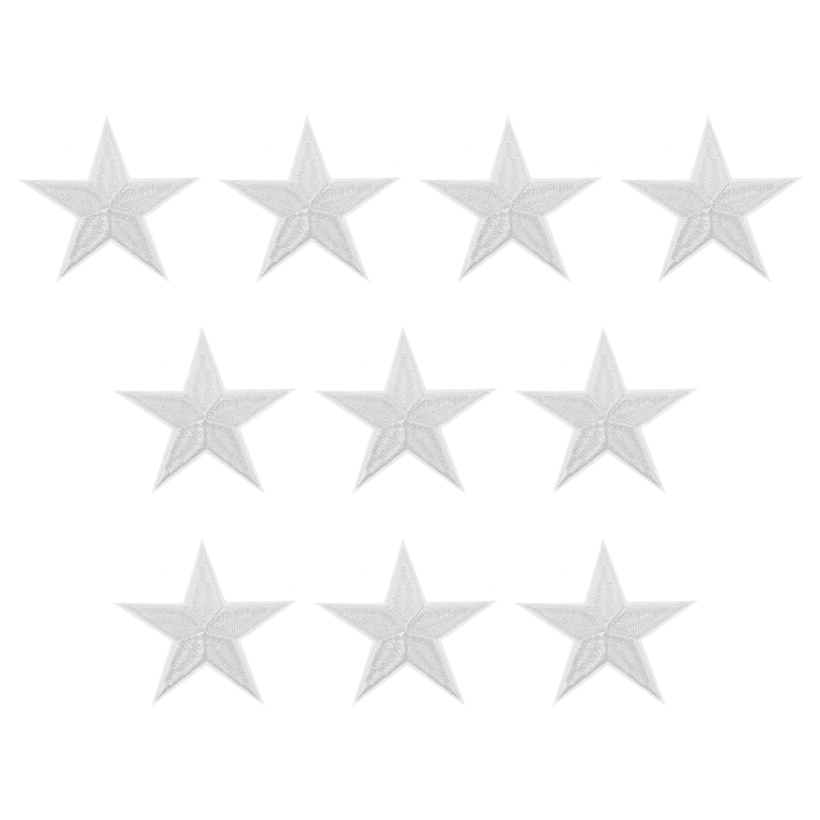 Chenille ster opstrijkbare patch 6 cm glitter naaipatch kleurrijke gouden rand geborduurde badge motief jas T-shirt rugzak decoratie - België