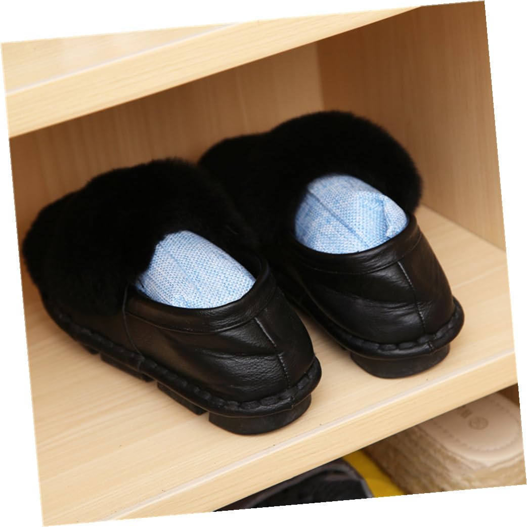 Sacchetti Deodoranti in Bambù per Scarpe 8 Pezzi, Assorbi Umidità | Armadio e Cassetto, per Auto e Lettiera Animale, Carbone di Bambù, Asciugatura e Deodorazione