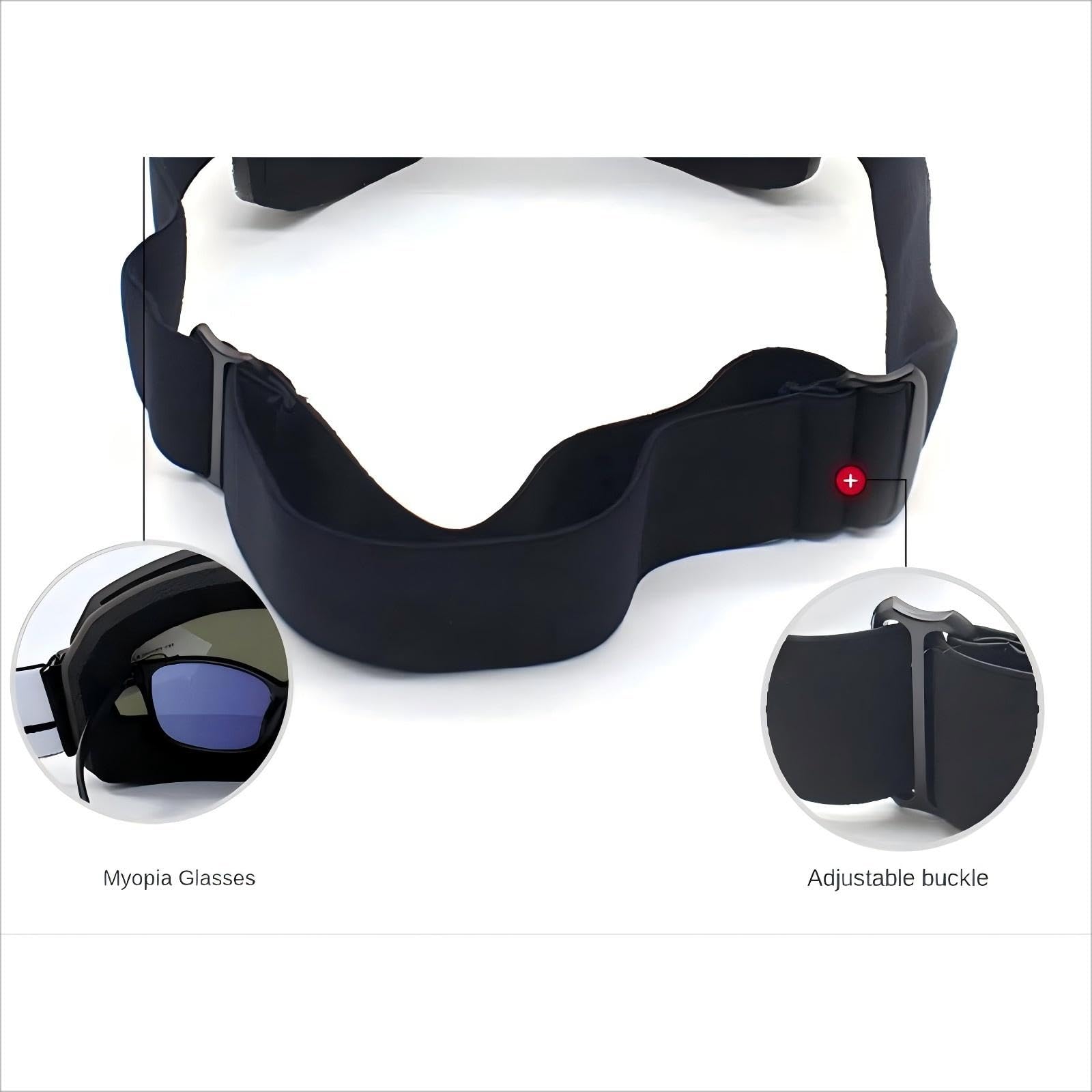 Lunettes de Ski sphériques 2024 Nouvelles Lunettes Double Anti-buée Hommes et Femmes Peuvent Porter Anti-buée, Vent et Protection, Peuvent Porter des Lunettes de Ski myopie