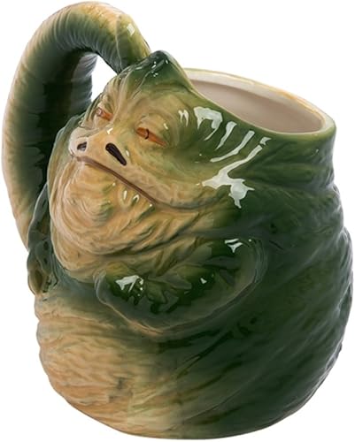 Miniatura 2 de Vandor 55695 Star Wars Jabba the Hutt - Taza de café de cerámica con forma de sopa, 20 onzas, multicolor