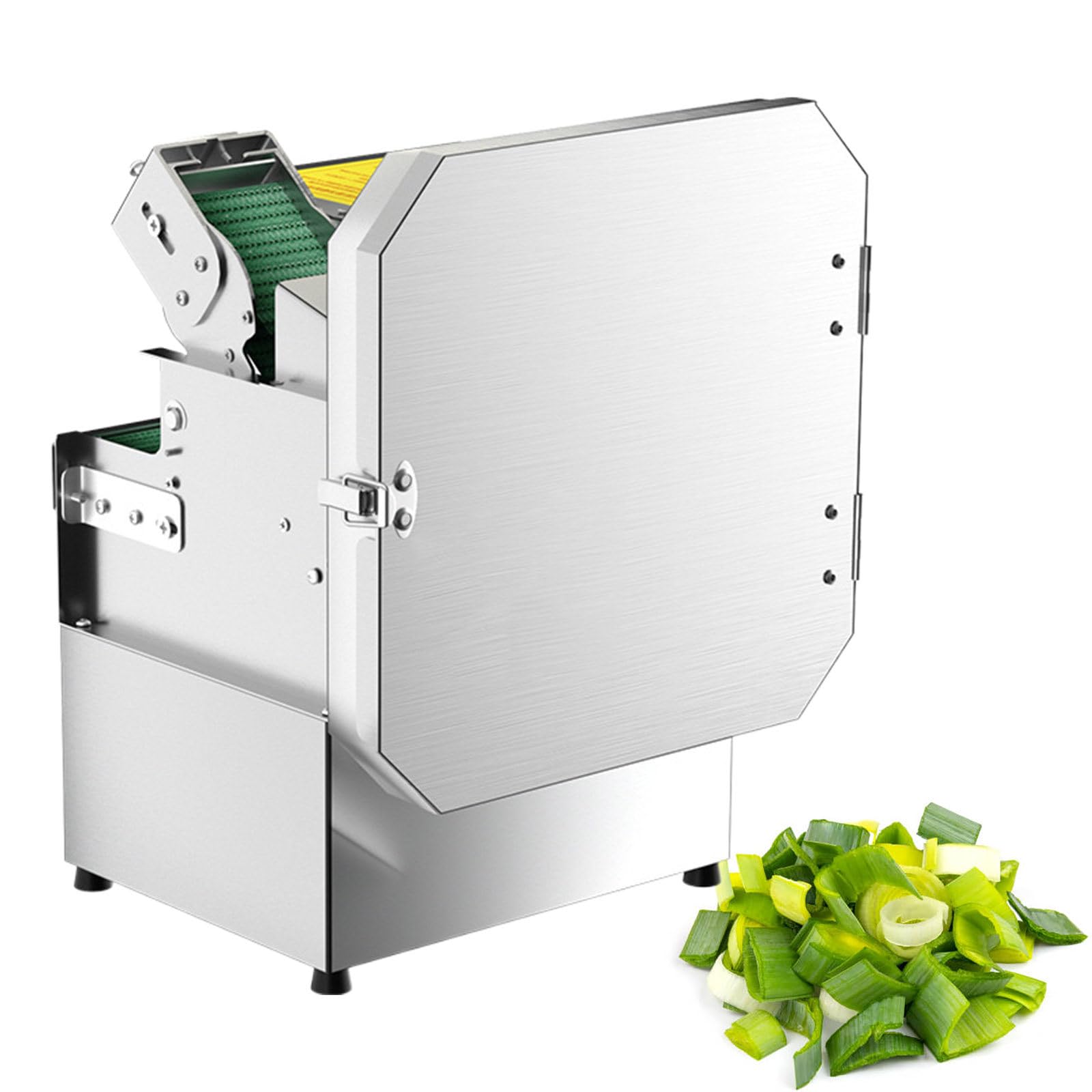 Elektrischer Gemüseschneider, 200 W Kommerzieller Gemüseschneider, Frühlingszwiebelschneider, Küchenmaschine, für Gemüse, Zwiebeln, Knoblauch, Ingwer, Chili, Kartoffeln