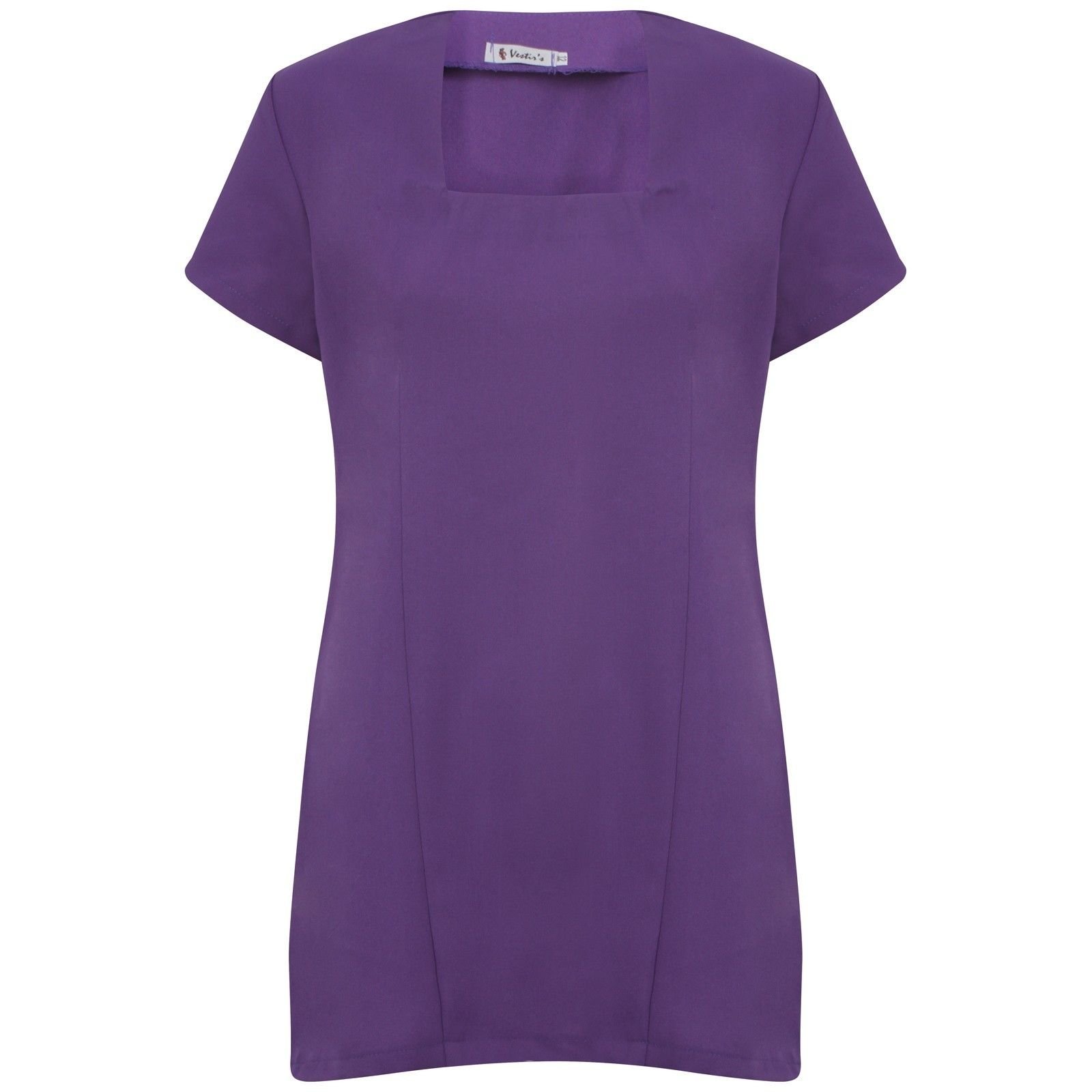 Vestirs Purple Spa Beauty And Hair Salon Beautician Therapist Tunic (20, )