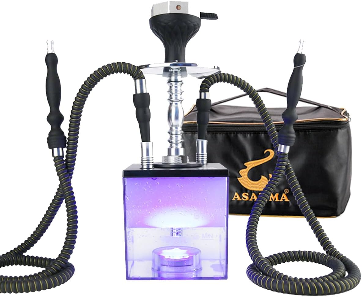 Wide Open for Easy Clean Hookah Set with Everything