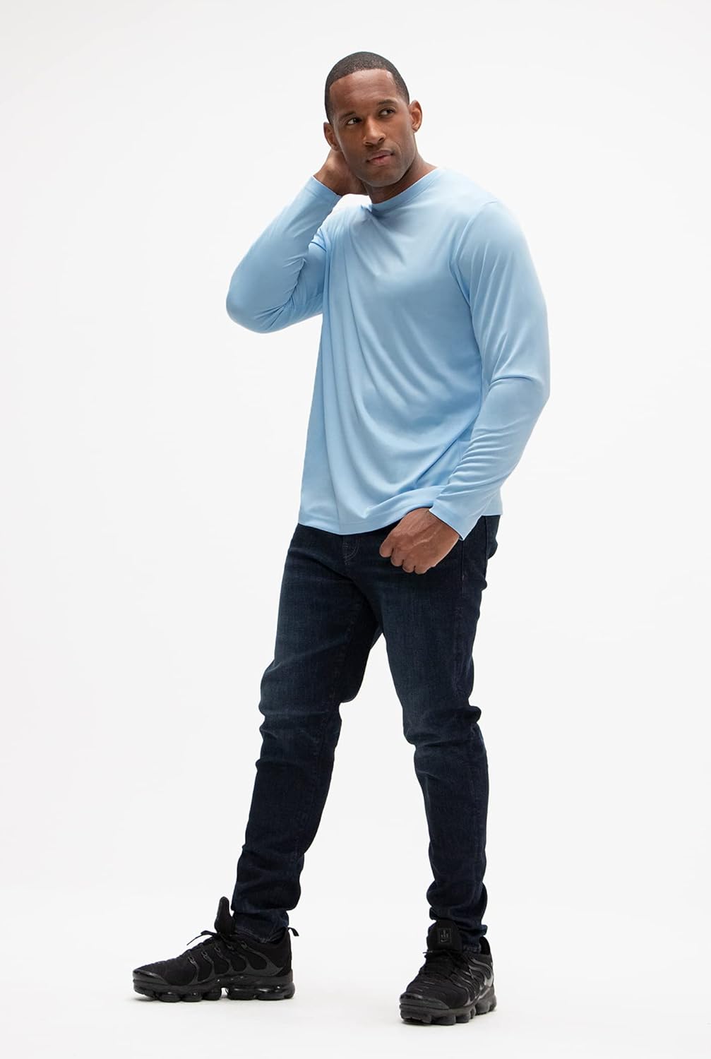 DEVOPS 3 Pack Men's Sun Protection Long Sleeve Rash Guard Fishing Running Garden Cycling Garage Homewear Quick Dry Shirt - Image 5