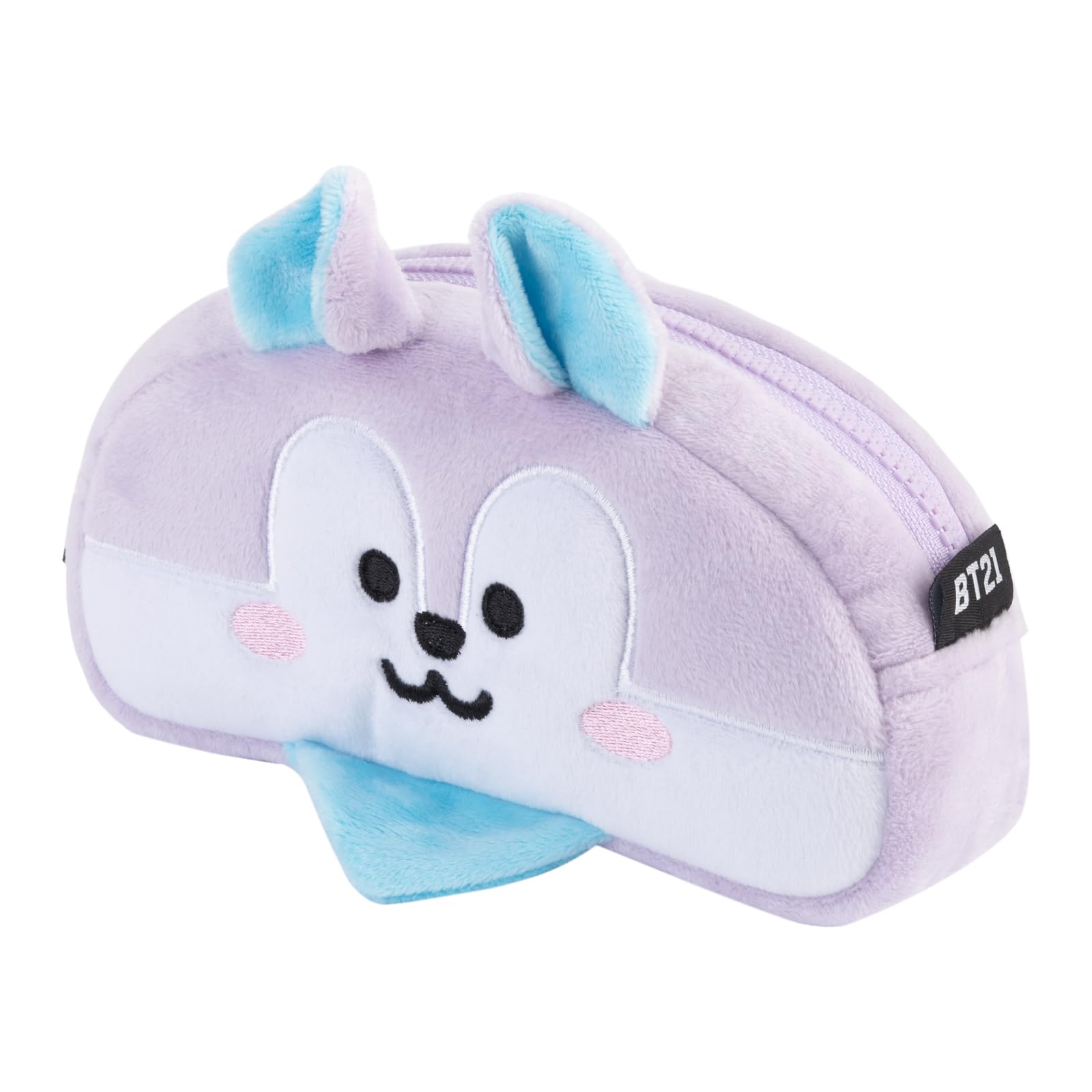 Grupo Erik School Pencil Case - BT21 New Mang Kawaii Stationery | Cute Makeup Bag, Plush Pencil Case, Back to School Supplies, Office Stationery Supplies | Kawaii Gifts