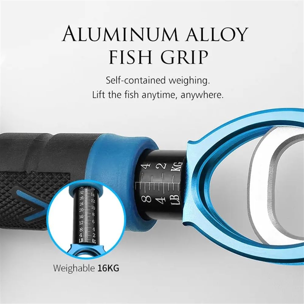 Pinze da Pesca Pinze da Pesca in Lega di Alluminio Set di impugnature Attrezzatura da Pesca Amo Recupero Taglierina Linea Anello Diviso Accessori for Attrezzi da Pesca Pinza Pesca(Blue Set2)