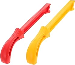 Lurrose 2 Piezas de seguridad palo de empuje de carpintería palos con Accesorio enrutador empujar Herramienta de carpintería bloque de empuje para de mesa el plastico