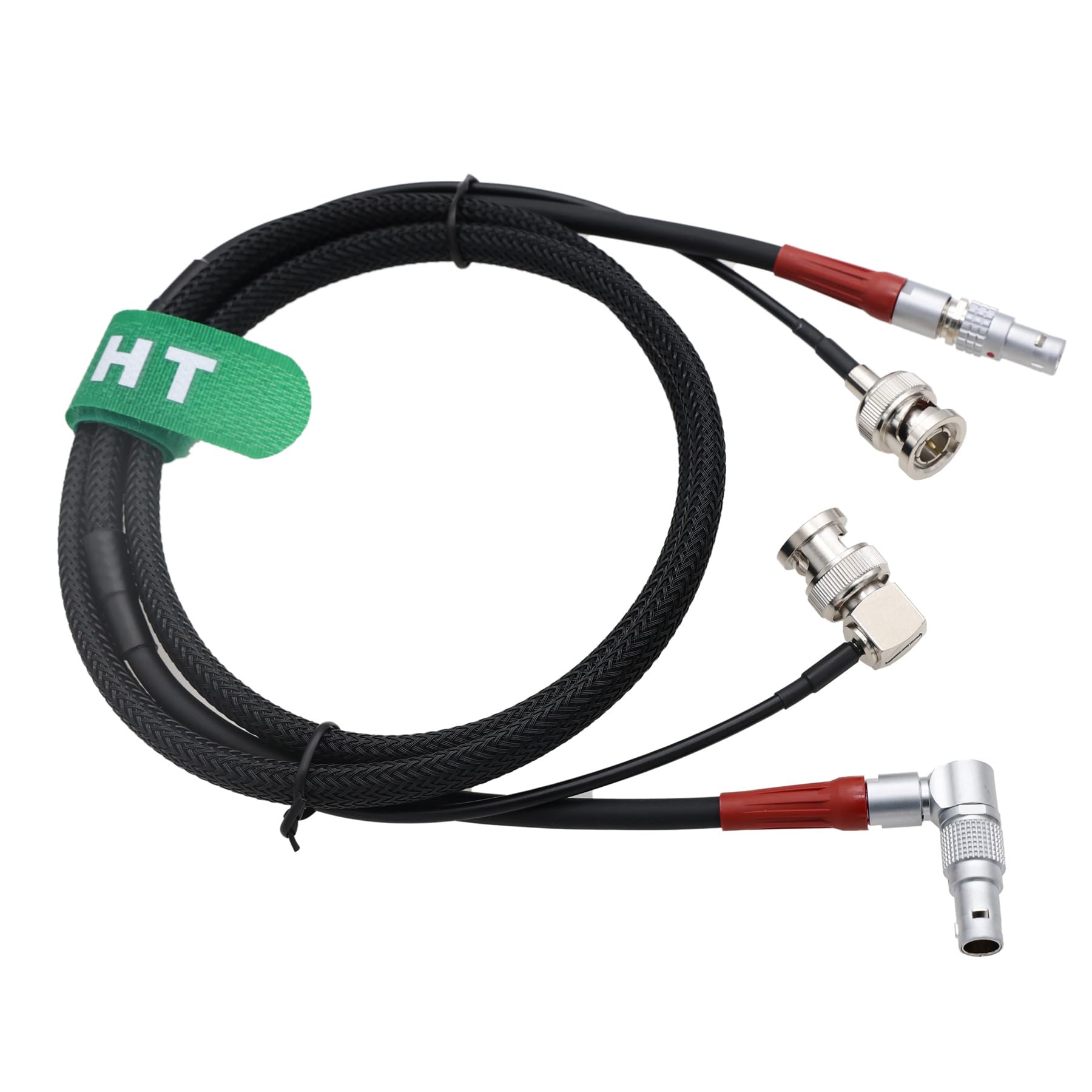 HangTon Kabel 3G HD SDI i Joystick do ARRI Master Grip TRINITY 2 i głowy, LBUS Right Angle 4-pinowy 4-pinowy, BNC do BNC, 1M