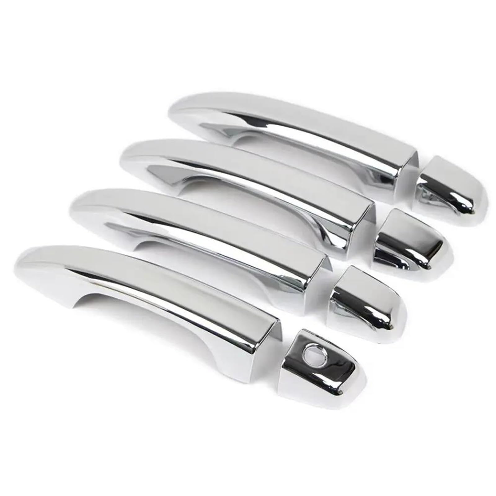 Yytemd Chrome Car Side Door Handle Cover Moulding Trim Exterior Decor Accessories For Accord 2018-2021 (Chrome)