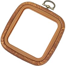 Embroidery Hoops Cross Stitch Frame Sewing Display Stand Needlework Frame Holder Round Loop Tools Anti-Skid Rubber Suitable for Kids Adults