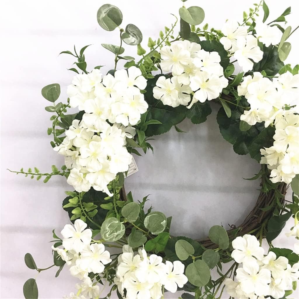 Begonia Spring Wreath Door Decoration Hanging Holiday Decorations Window Arrangement (D 40 * 62cm)