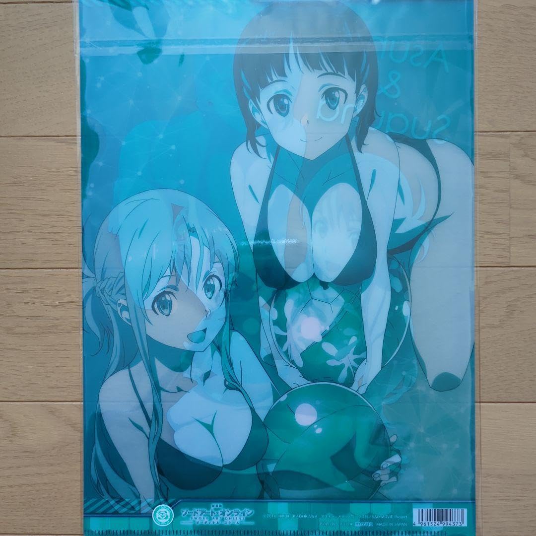 Amazon.co.jp: ⑩ SAO アスナ リーファ水着A4クリアファイル ソード