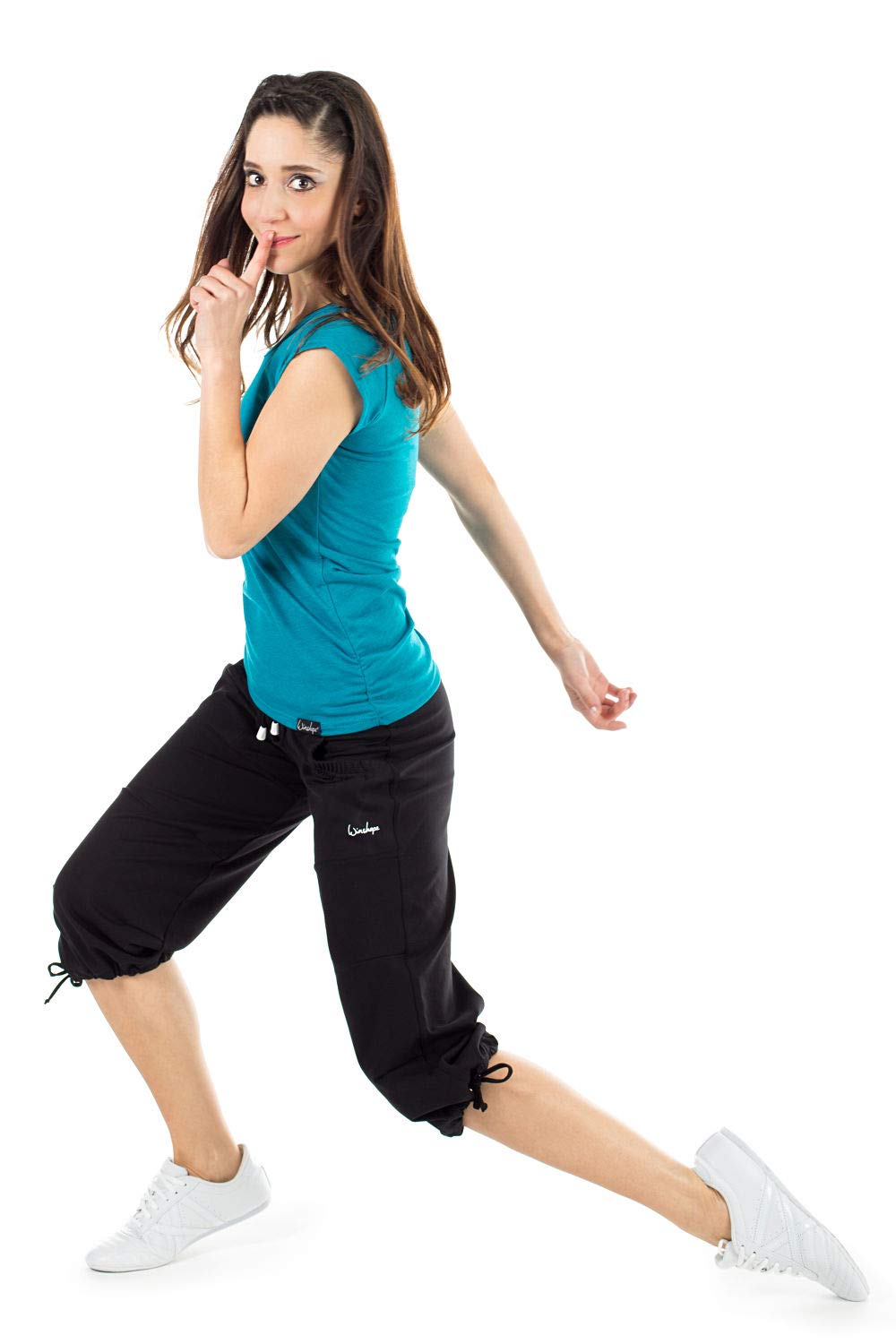 WINSHAPE Damen Feel Good 3/4 Trainingshose Wbe6 Dance Fitness Freizeit Sport - Pantalon de survêtement - Léger - Femme
