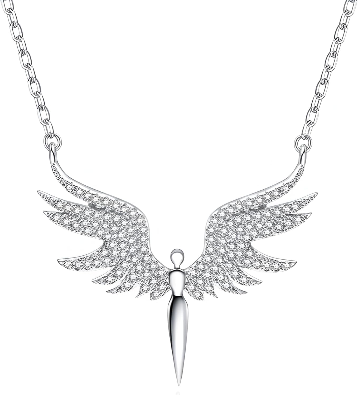 salty alpha Celestia Wings Pendant Necklace for Men & Boys | Pendant | Locket | Fancy & Stylish | Aesthetic Jewellery | Accessories for Everyday Wear | Gift for Birthday, Rakhi, Valentine Day-picture-49