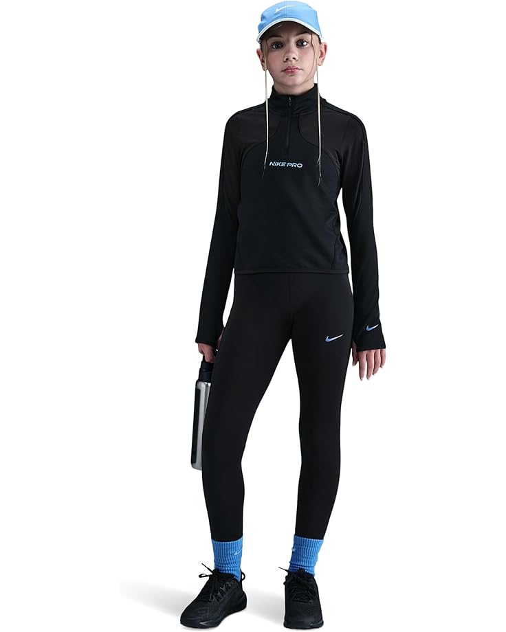 Nike Kids Pro Therma-FIT 1/2-Zip Long Sleeve Top (Little Kid/Big Kid) - #4 of 4