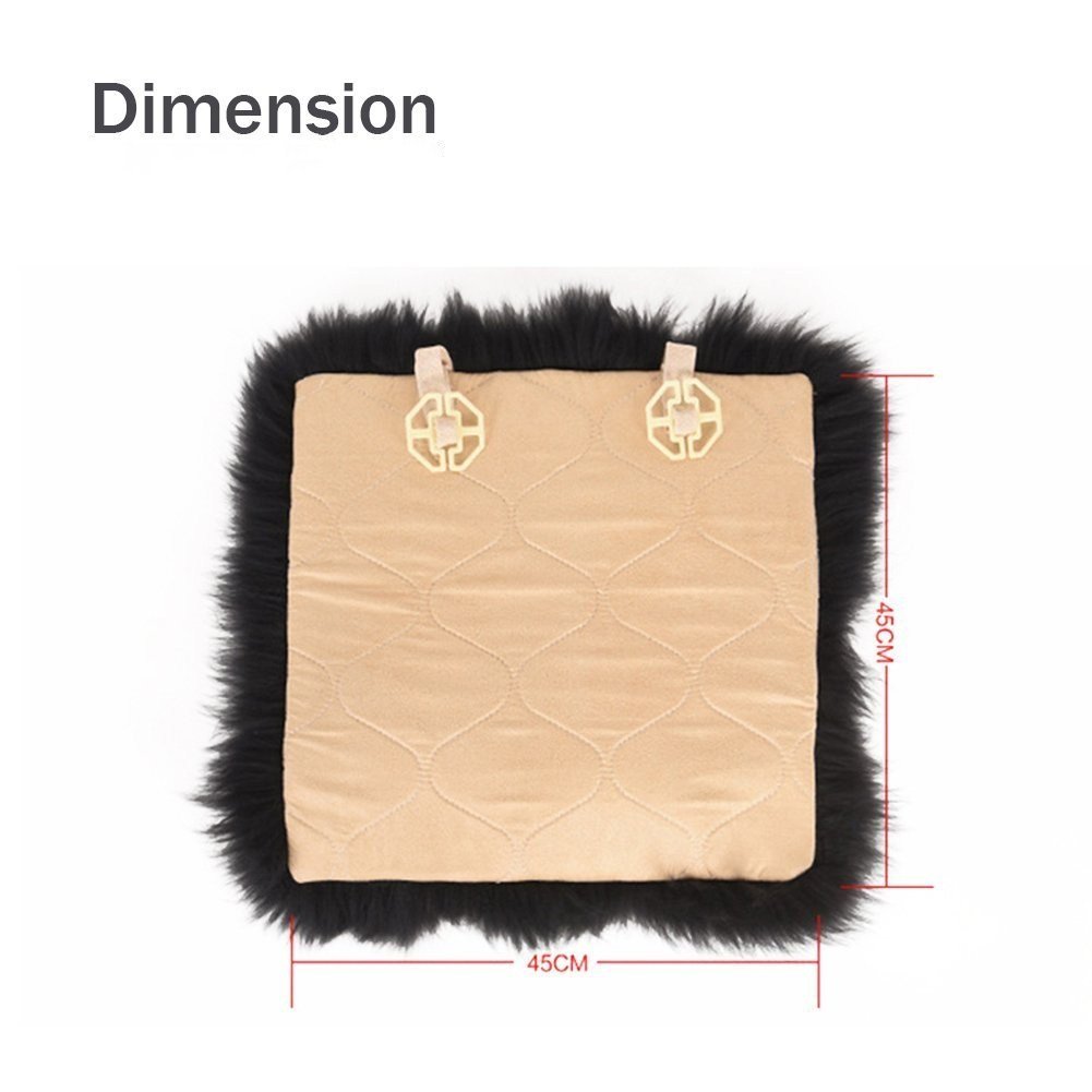 Amazon | mangadua天然シープスキンシートクッションカバーFaux