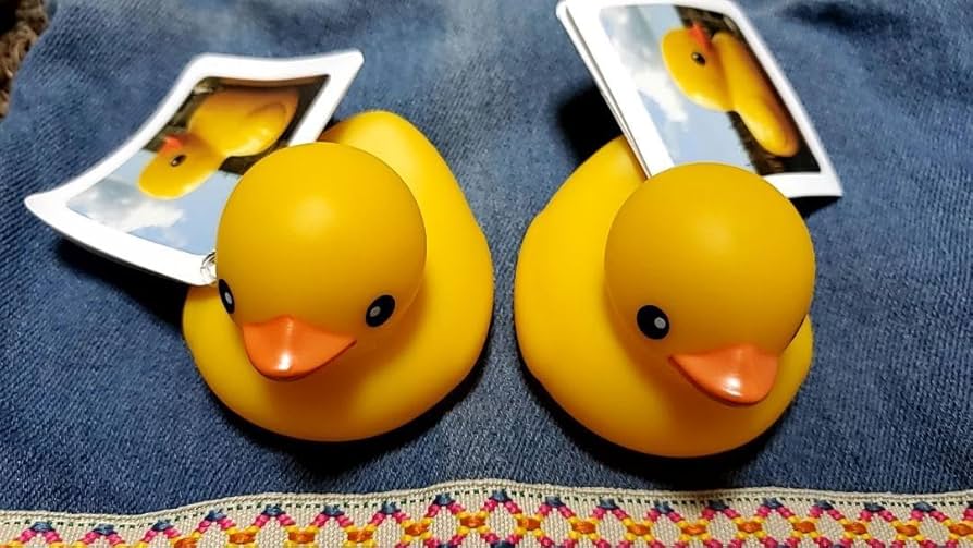 Amazon.co.jp: 中之島ウエスト ラバーダック ペア 2匹セット