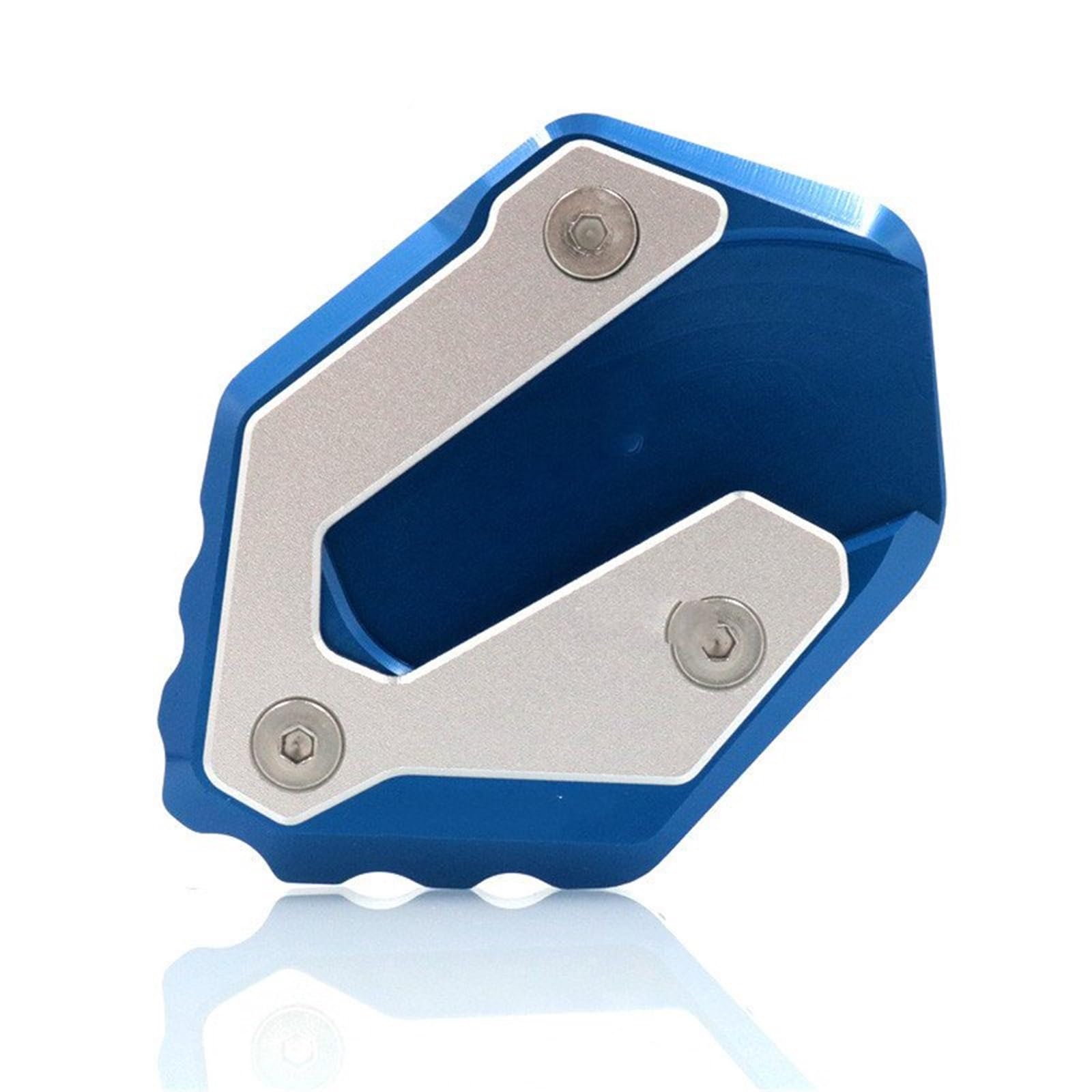 Kompatibel Mit Yamaha Für YZFR7 2021 2022 2023 Motorrad Kickstand Fuß Seitenständer Verlängerung Pad Stützplatte Vergrößern Seitenständer Platte(Blue)